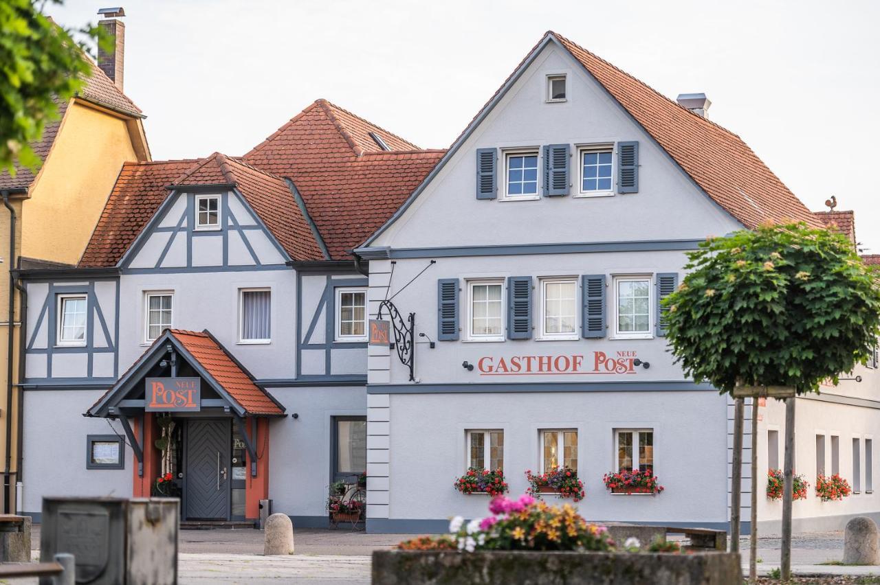 Hotel-Gasthof Neue Post Leutershausen  Экстерьер фото