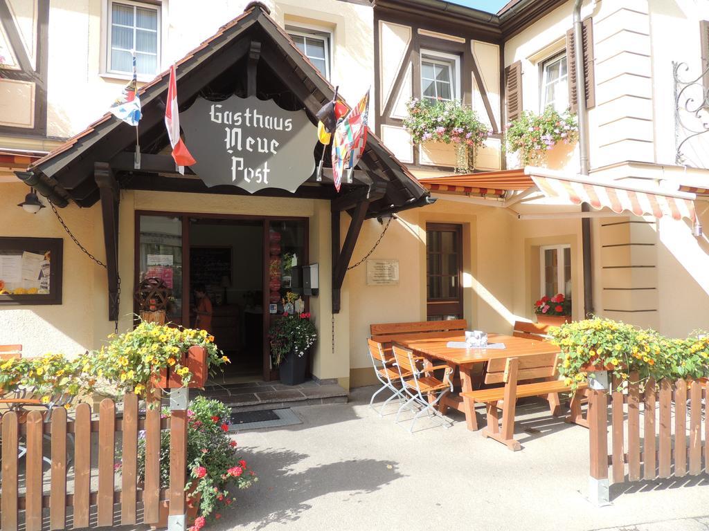 Hotel-Gasthof Neue Post Leutershausen  Экстерьер фото